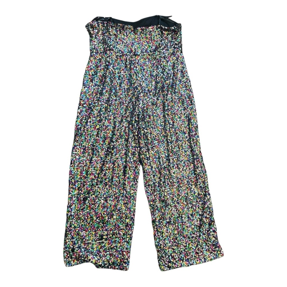 Anthropologie Multicolor Sequin Wide-Leg Jumpsuit - Picture 11 of 11